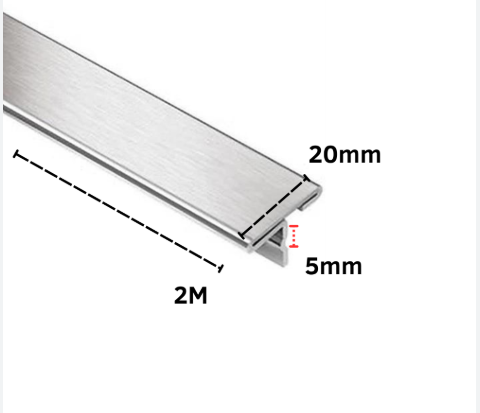 0166 PERFIL ALUMINIO	